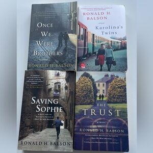 Ronald H. Balson Novel Set of Four Books Paperback